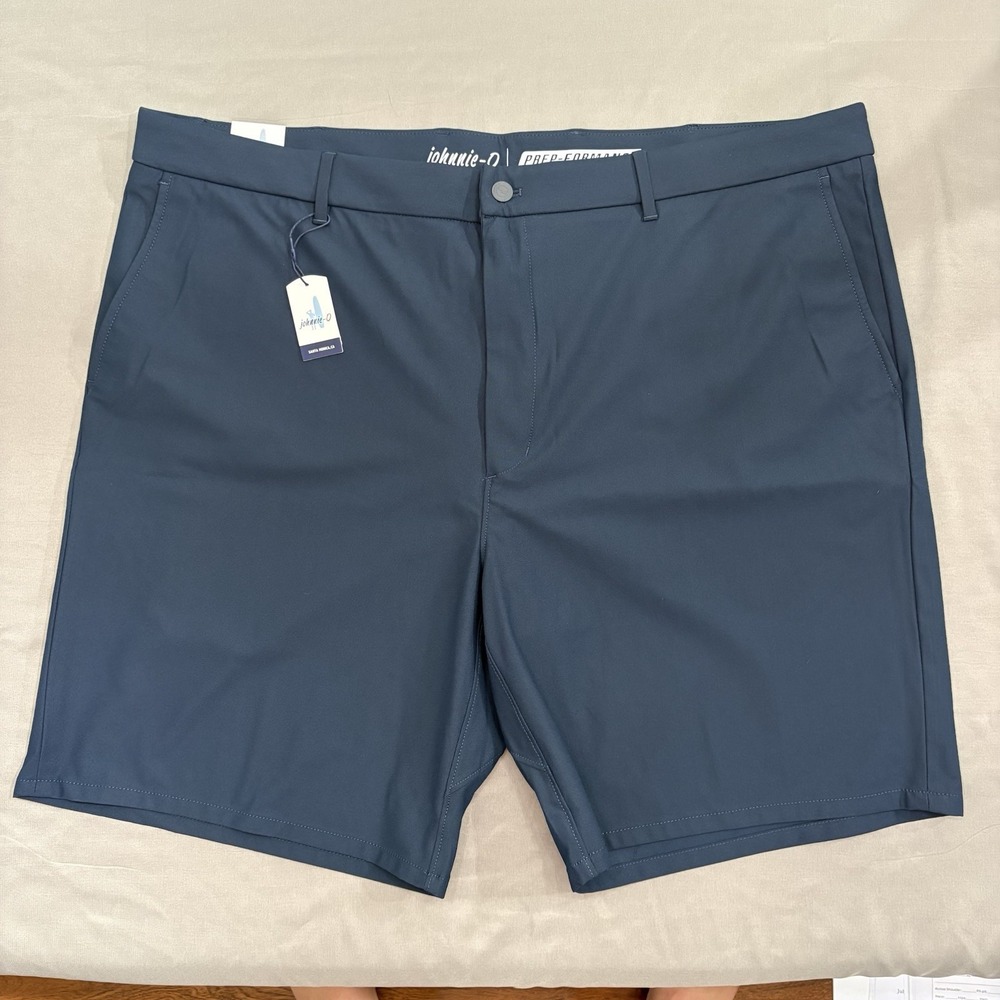 New Johnnie-O Cross Country Shorts size 46 Navy Prep-Formance Golf Outdoor
